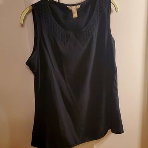 Banana Republic Black Sleeveless Blouse M